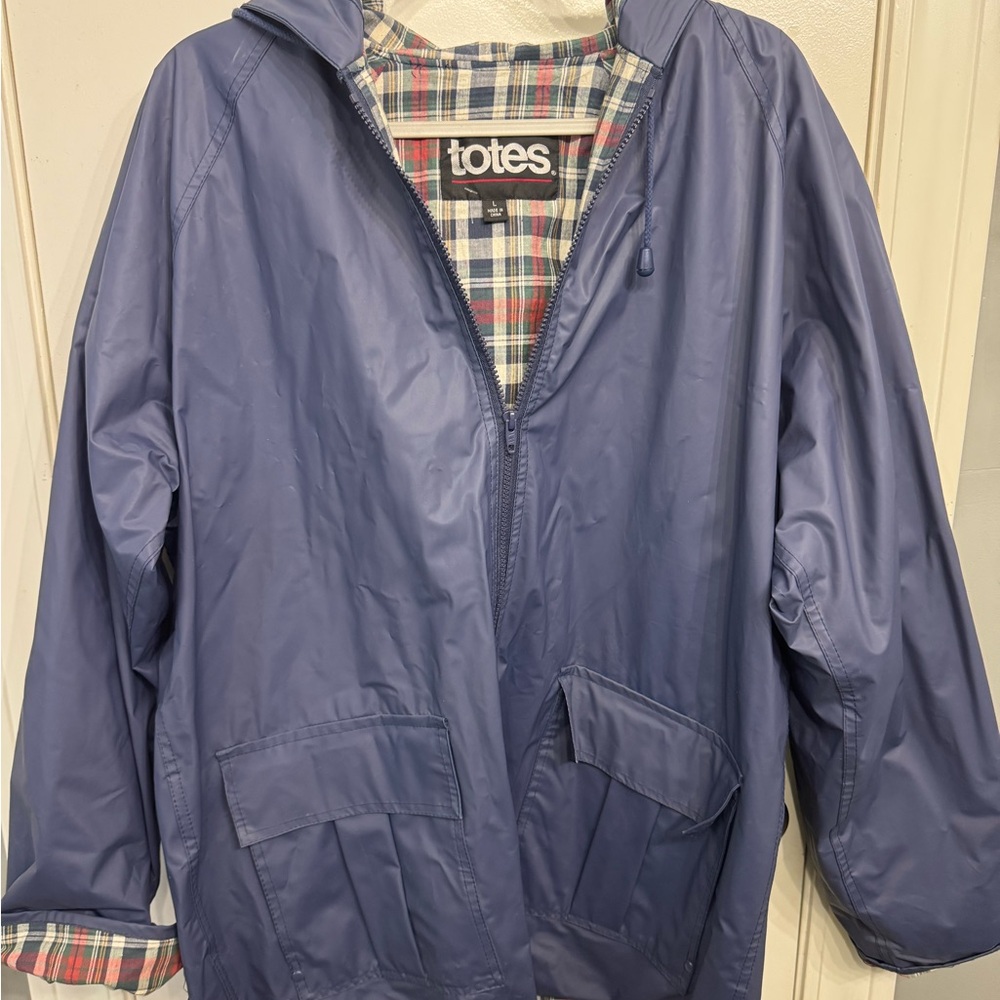 Totes Navy Raincoat for Men